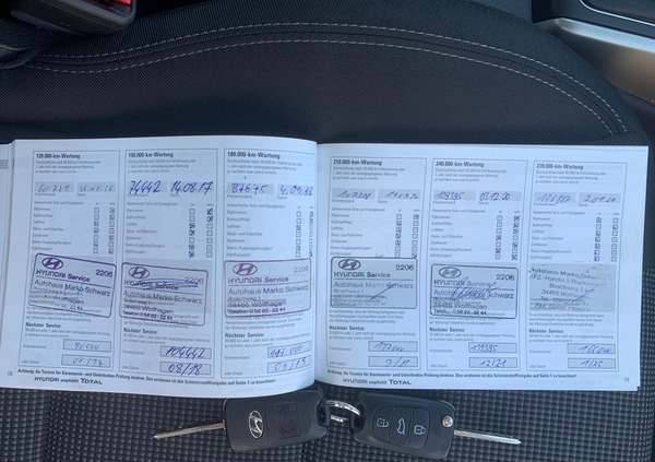 Hyundai I30 cena 31900 przebieg: 140000, rok produkcji 2012 z Bychawa małe 46